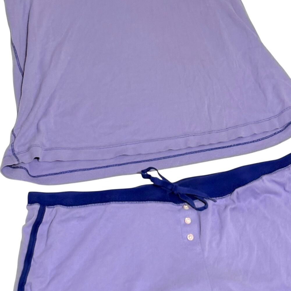 CLEARANCE Victoria's Secret Pajama Lounge Set - Tank Top & Shorts - L - Purple - Picture 12 of 15